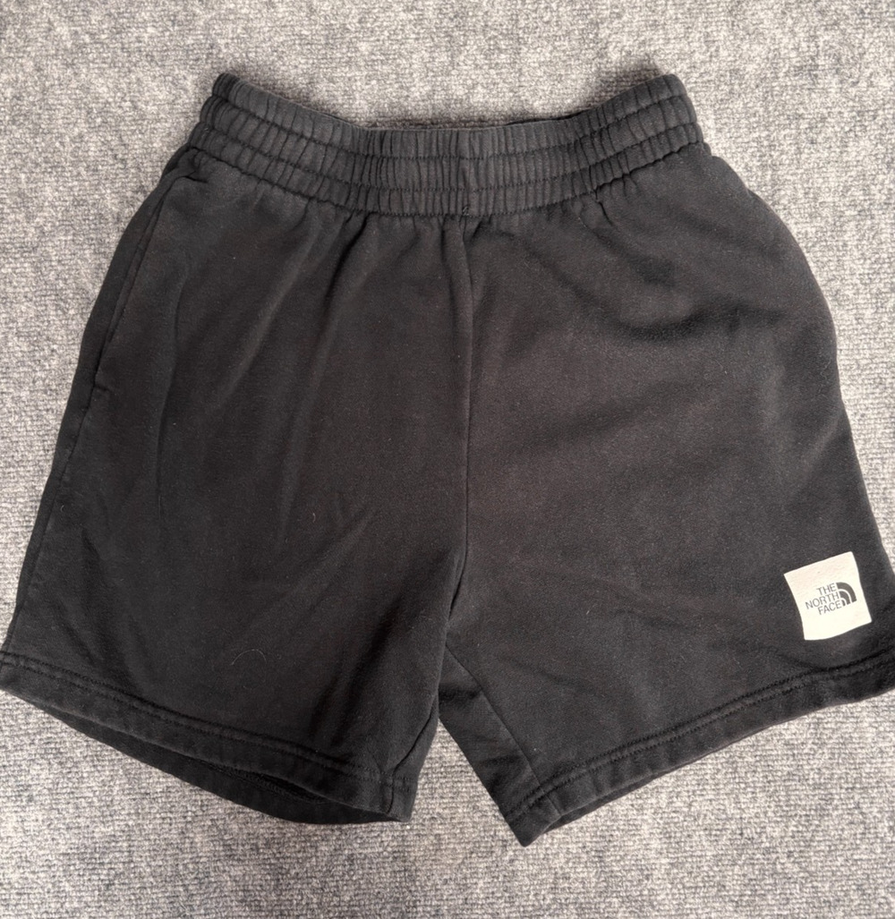 The North Face Mens Box NSE Fleece Shorts Black Size S Small Sweat Shorts